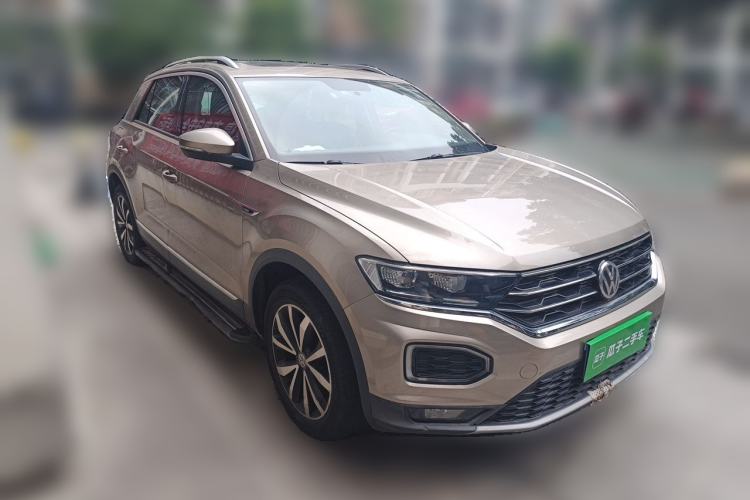 Used Volkswagen T-ROC 2018 280TSI DSG Two-Wheel-Drive Comfort Version China V Standard Front Right 45 Deg