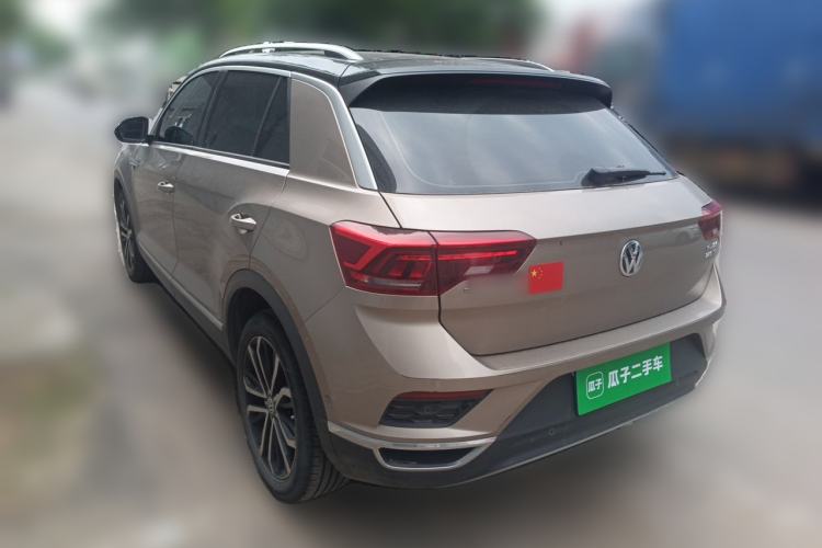 Used Volkswagen T-ROC 2018 280TSI DSG Four-Wheel Drive Luxury Version China V Emission Standard Rear Left 45 Deg