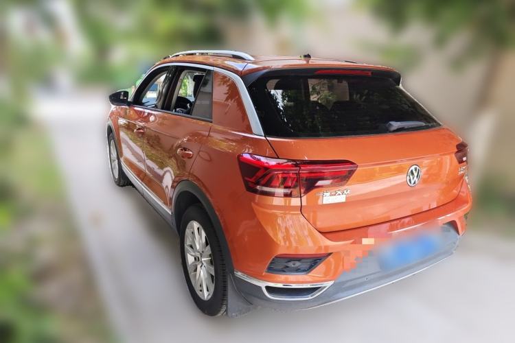 Used Volkswagen T-ROC 2018 230TSI DSG Two-Wheel Drive Advanced Version China V Standard Rear Left 45 Deg
