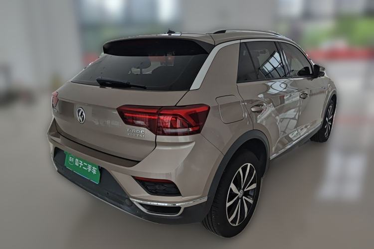 Used Volkswagen T-ROC 2018 280TSI DSG Two-Wheel-Drive Comfort Version China V Standard Rear Right 45 Deg