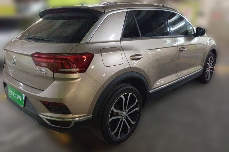 Used Volkswagen T-ROC 2018 280TSI DSG Two-Wheel Drive Comfort Version China VI Standard Rear Right 45 Deg