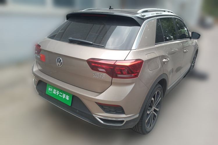 Used Volkswagen T-ROC 2018 280TSI DSG Four-Wheel Drive Luxury Version China V Emission Standard Rear Right 45 Deg