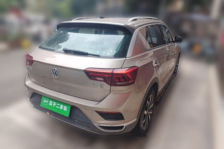 Used Volkswagen T-ROC 2018 280TSI DSG Two-Wheel-Drive Comfort Version China V Standard Rear Right 45 Deg
