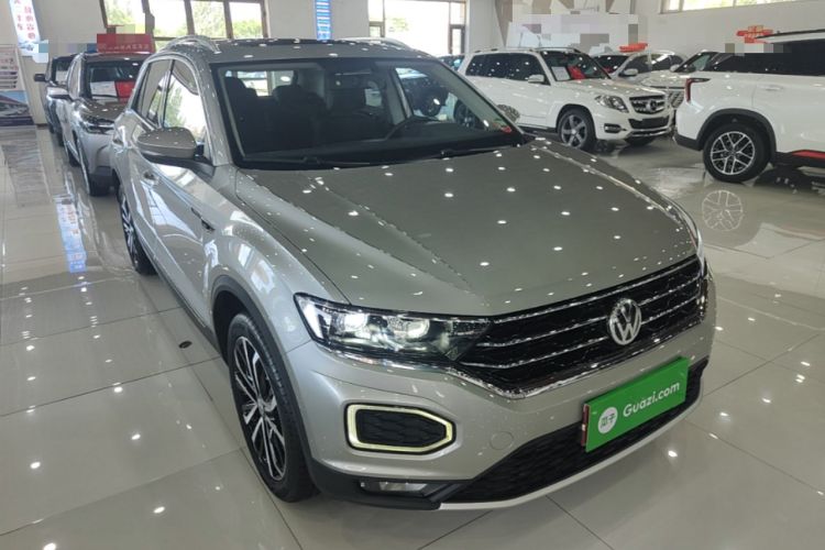 Used Volkswagen T-ROC 2018 280TSI DSG Two-Wheel-Drive Comfort Version China V Standard Front Right 45 Deg