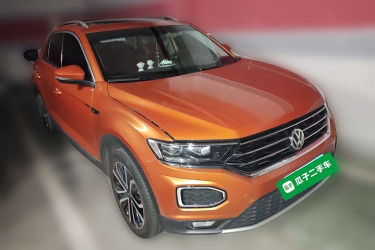 Used Volkswagen T-ROC 2018 280TSI DSG Two-Wheel-Drive Comfort Version China V Standard Front Right 45 Deg