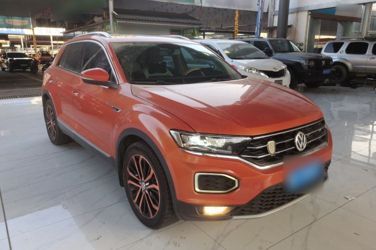 Used Volkswagen T-ROC 2018 280TSI DSG Two-Wheel-Drive Comfort Version China V Standard Front Right 45 Deg