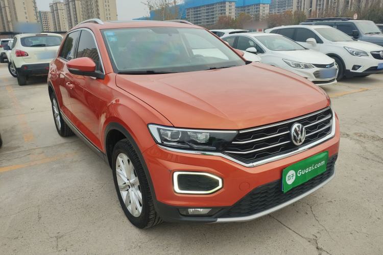 Used Volkswagen T-ROC 2018 280TSI DSG Two-Wheel Drive Advanced Version China V Emission Standard Front Right 45 Deg