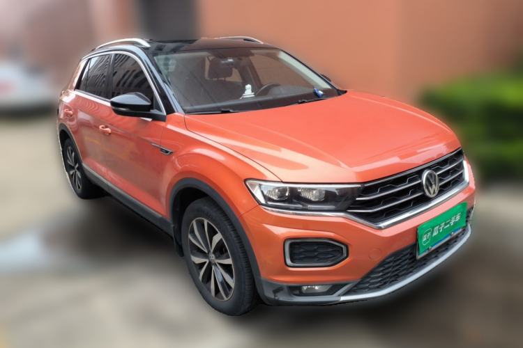 Used Volkswagen T-ROC 2018 280TSI DSG Two-Wheel-Drive Comfort Version China V Standard Front Right 45 Deg