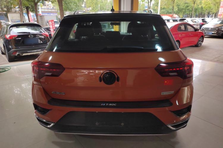 Used Volkswagen T-ROC 2018 280TSI DSG Two-Wheel-Drive Comfort Version China V Standard Rear