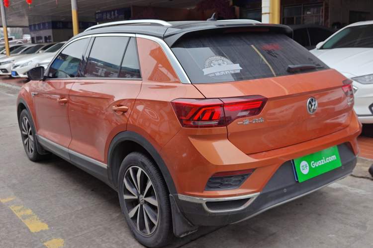 Used Volkswagen T-ROC 2018 280TSI DSG Two-Wheel-Drive Comfort Version China V Standard Rear Left 45 Deg