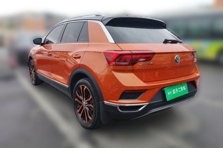 Used Volkswagen T-ROC 2018 280TSI DSG Two-Wheel-Drive Luxury Version China V Emission Standard Rear Left 45 Deg
