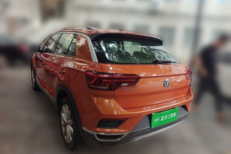 Used Volkswagen T-ROC 2018 230TSI DSG Two-Wheel Drive Advanced Version China V Standard Rear Left 45 Deg