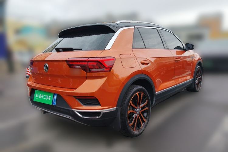 Used Volkswagen T-ROC 2018 280TSI DSG Two-Wheel-Drive Luxury Version China V Emission Standard Rear Right 45 Deg