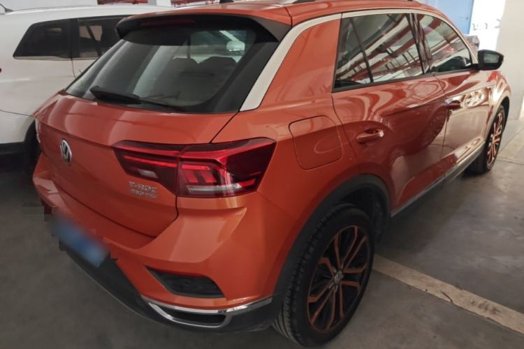 Used Volkswagen T-ROC 2018 280TSI DSG Two-Wheel-Drive Luxury Version China V Emission Standard Rear Right 45 Deg