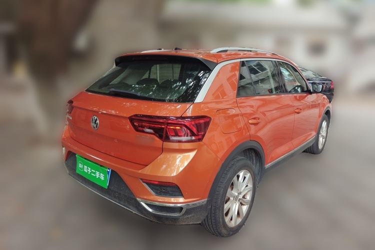 Used Volkswagen T-ROC 2018 230TSI DSG Two-Wheel Drive Advanced Version China V Standard Rear Right 45 Deg