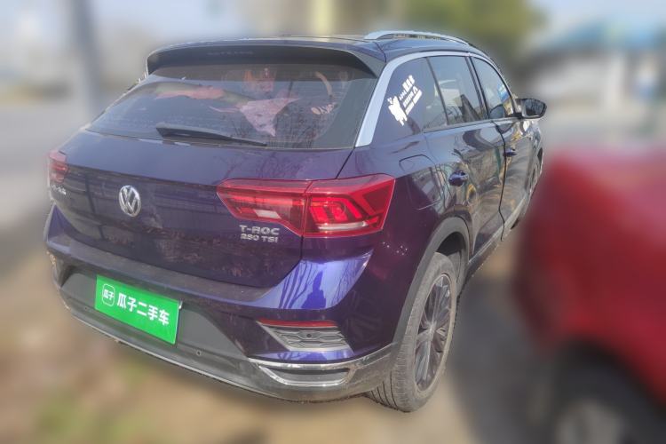 Used Volkswagen T-ROC 2018 280TSI DSG Two-Wheel-Drive Comfort Version China V Standard Rear Right 45 Deg