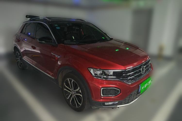 Used Volkswagen T-ROC 2018 280TSI DSG Two-Wheel-Drive Luxury Version China V Emission Standard Front Right 45 Deg