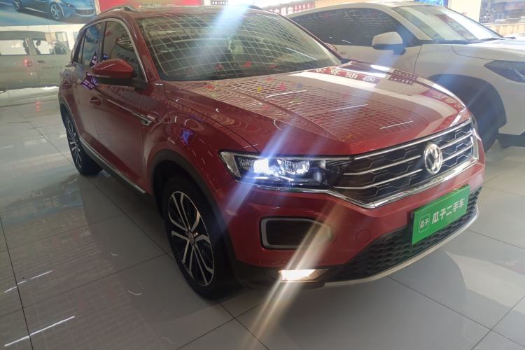 Used Volkswagen T-ROC 2018 280TSI DSG Two-Wheel-Drive Comfort Version China V Standard Front Right 45 Deg