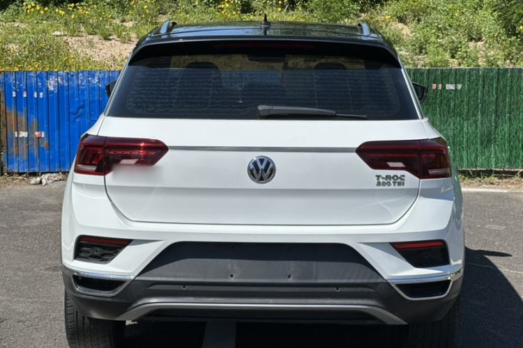 Used Volkswagen T-ROC 2018 280TSI DSG Two-Wheel-Drive Luxury Version China V Emission Standard Exterior 4