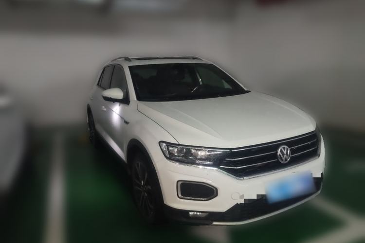 Used Volkswagen T-ROC 2018 280TSI DSG Two-Wheel-Drive Luxury Version China V Emission Standard Front Right 45 Deg
