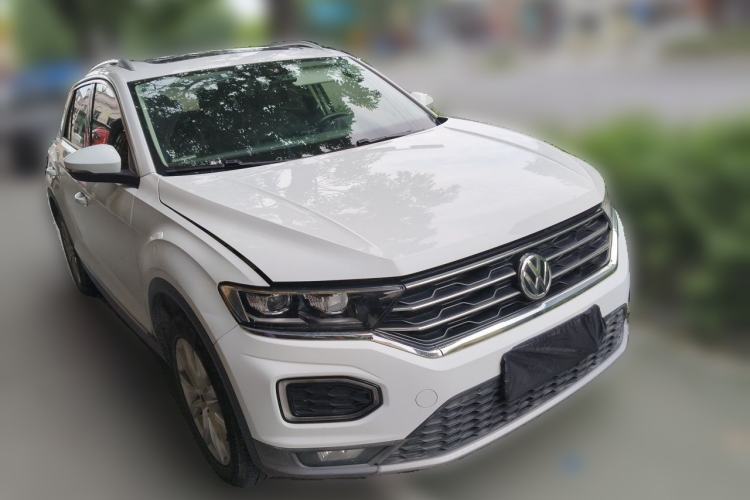 Used Volkswagen T-ROC 2018 280TSI DSG Two-Wheel-Drive Advanced Version China VI Standard Front Right 45 Deg