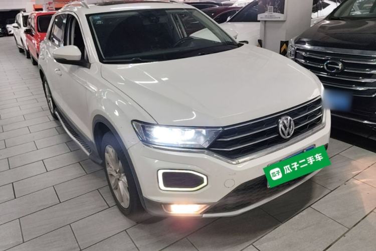 Used Volkswagen T-ROC 2018 280TSI DSG Two-Wheel-Drive Advanced Version China VI Standard Front Right 45 Deg