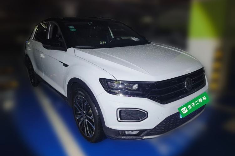 Used Volkswagen T-ROC 2018 280TSI DSG Two-Wheel-Drive Luxury Version China V Emission Standard Front Right 45 Deg