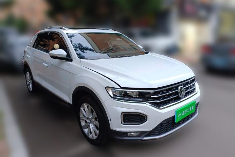 Used Volkswagen T-ROC 2018 280TSI DSG Two-Wheel Drive Advanced Version China V Emission Standard Front Right 45 Deg