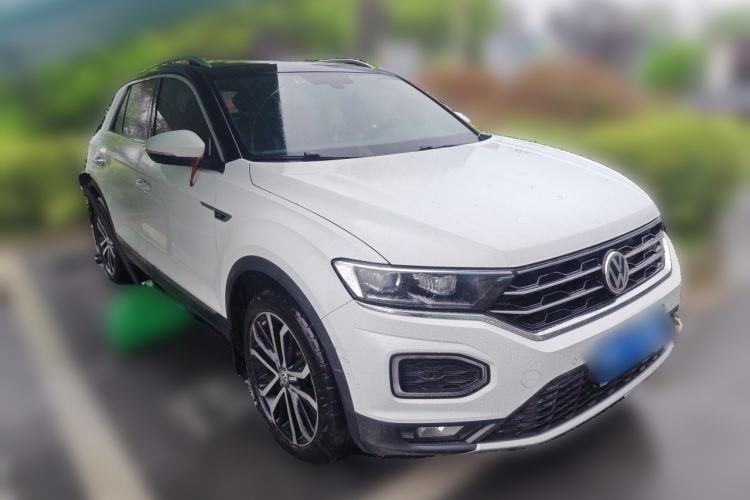 Used Volkswagen T-ROC 2018 280TSI DSG Two-Wheel-Drive Luxury Version China V Emission Standard Front Right 45 Deg