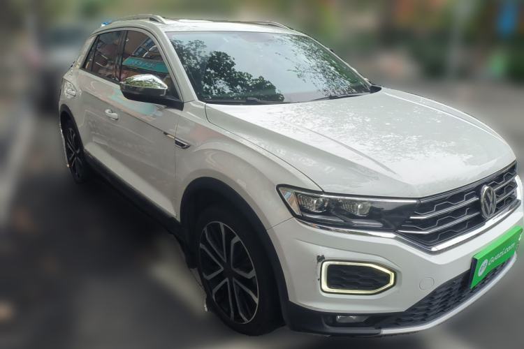 Used Volkswagen T-ROC 2018 280TSI DSG Two-Wheel-Drive Luxury Version China V Emission Standard Front Right 45 Deg