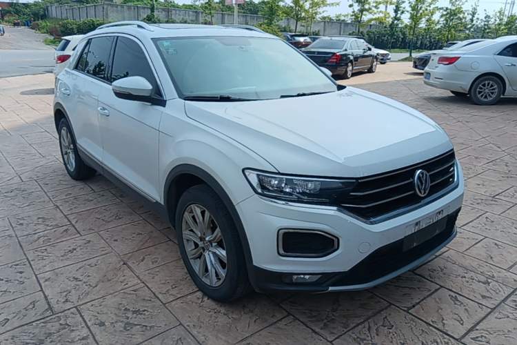 Used Volkswagen T-ROC 2018 280TSI DSG Two-Wheel Drive Advanced Version China V Emission Standard Front Right 45 Deg