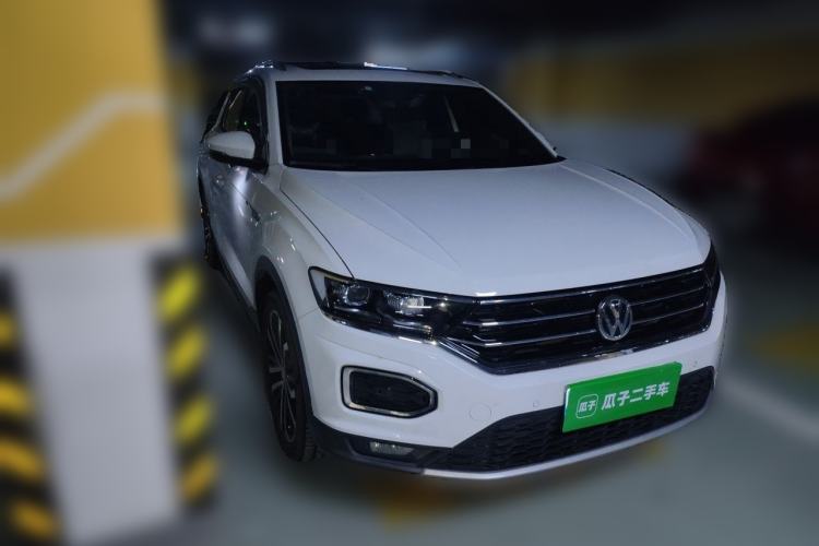 Used Volkswagen T-ROC 2018 280TSI DSG Four-Wheel Drive Luxury Version China V Emission Standard Front Right 45 Deg