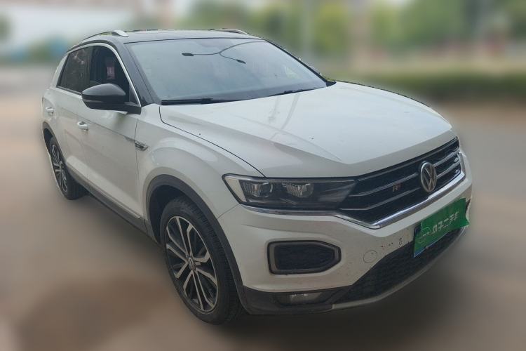 Used Volkswagen T-ROC 2018 280TSI DSG Two-Wheel Drive Luxury Version China VI Standard Front Right 45 Deg