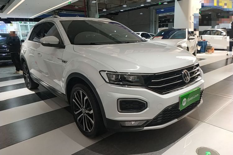Used Volkswagen T-ROC 2018 280TSI DSG Two-Wheel-Drive Luxury Version China V Emission Standard Front Right 45 Deg