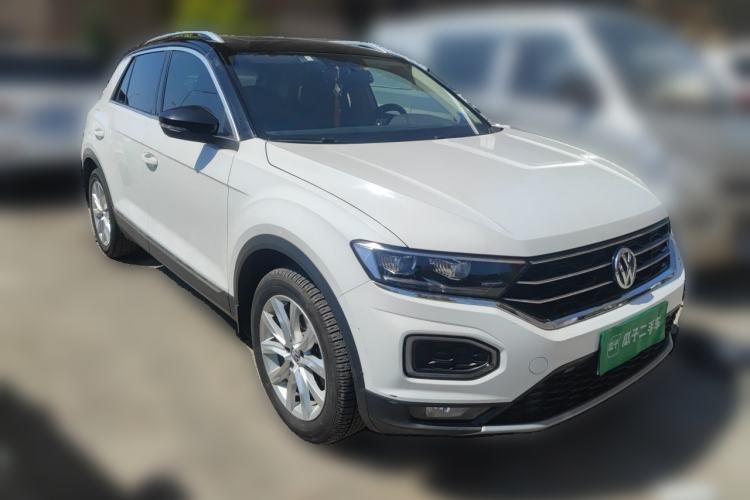 Used Volkswagen T-ROC 2018 280TSI DSG Two-Wheel-Drive Advanced Version China VI Standard Front Right 45 Deg