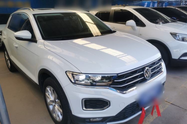 Used Volkswagen T-ROC 2018 230TSI DSG Two-Wheel Drive Advanced Version China V Standard Front Right 45 Deg