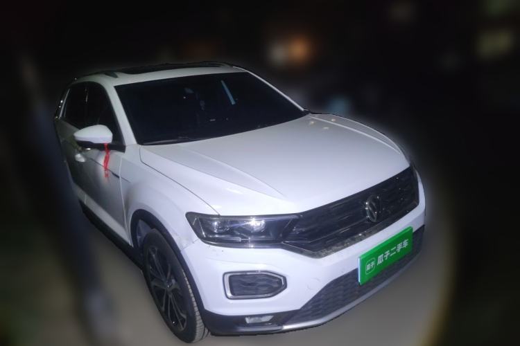 Used Volkswagen T-ROC 2018 280TSI DSG Four-Wheel Drive Luxury Version China V Emission Standard Front Right 45 Deg