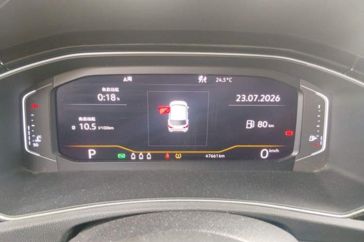 Used Volkswagen T-ROC 2018 280TSI DSG Four-Wheel Drive Luxury Version China V Emission Standard Instrument Cluster