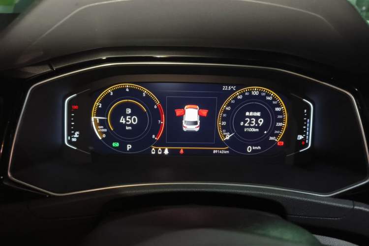 Used Volkswagen T-ROC 2018 280TSI DSG Two-Wheel-Drive Luxury Version China V Emission Standard Instrument Cluster
