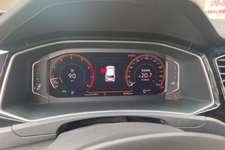 Used Volkswagen T-ROC 2018 280TSI DSG Two-Wheel Drive Luxury Version China VI Standard Instrument Cluster