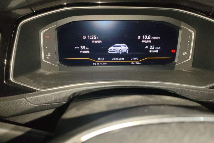 Used Volkswagen T-ROC 2018 280TSI DSG Four-Wheel Drive Luxury Version China V Emission Standard Odometer Close Up