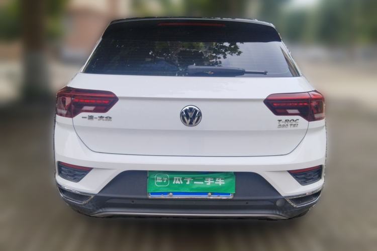 Used Volkswagen T-ROC 2018 280TSI DSG Four-Wheel Drive Luxury Version China V Emission Standard Rear