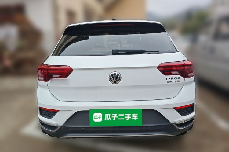 Used Volkswagen T-ROC 2018 280TSI DSG Two-Wheel Drive Comfort Version China VI Standard Rear