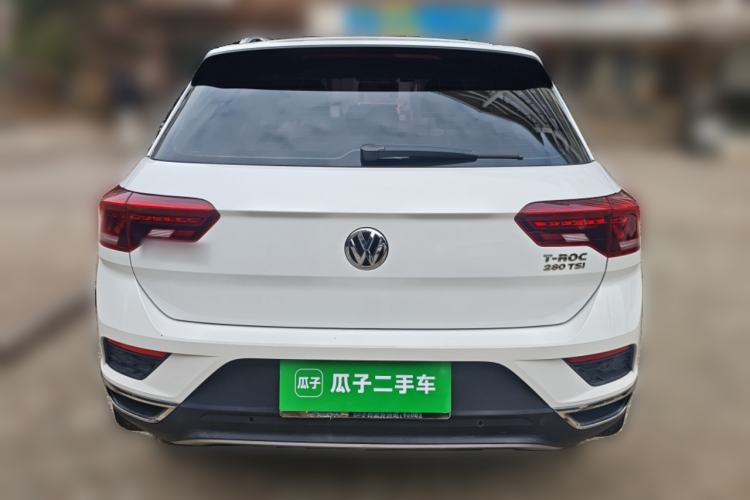 Used Volkswagen T-ROC 2018 280TSI DSG Two-Wheel-Drive Comfort Version China V Standard Rear