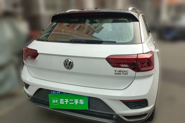 Used Volkswagen T-ROC 2018 280TSI DSG Two-Wheel-Drive Comfort Version China V Standard Rear