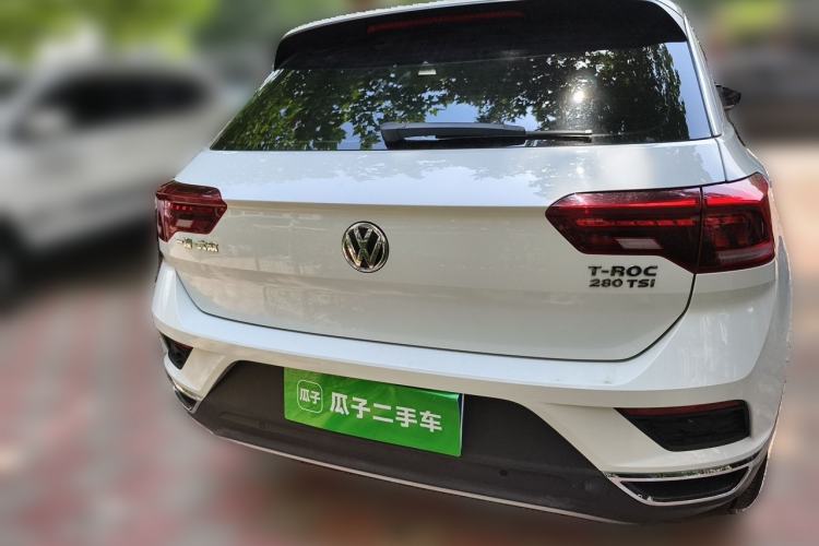 Used Volkswagen T-ROC 2018 280TSI DSG Two-Wheel-Drive Comfort Version China V Standard Rear