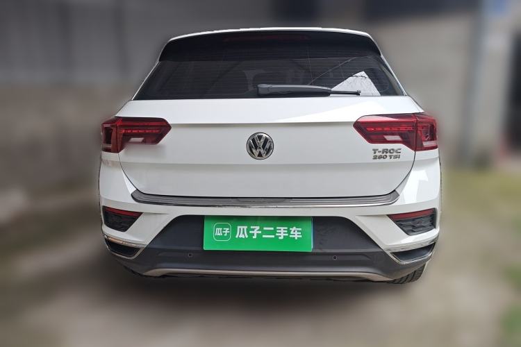 Used Volkswagen T-ROC 2018 280TSI DSG Four-Wheel Drive Luxury Version China V Emission Standard Rear