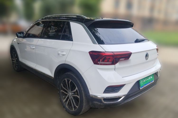 Used Volkswagen T-ROC 2018 280TSI DSG Four-Wheel Drive Luxury Version China V Emission Standard Rear Left 45 Deg