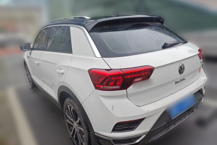 Used Volkswagen T-ROC 2018 280TSI DSG Two-Wheel-Drive Luxury Version China V Emission Standard Rear Left 45 Deg