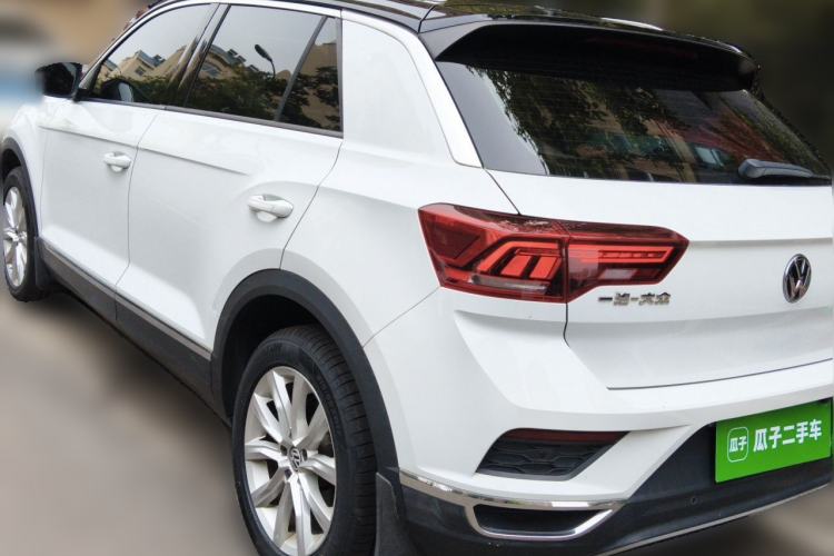Used Volkswagen T-ROC 2018 230TSI DSG Two-Wheel Drive Advanced Version China V Standard Rear Left 45 Deg